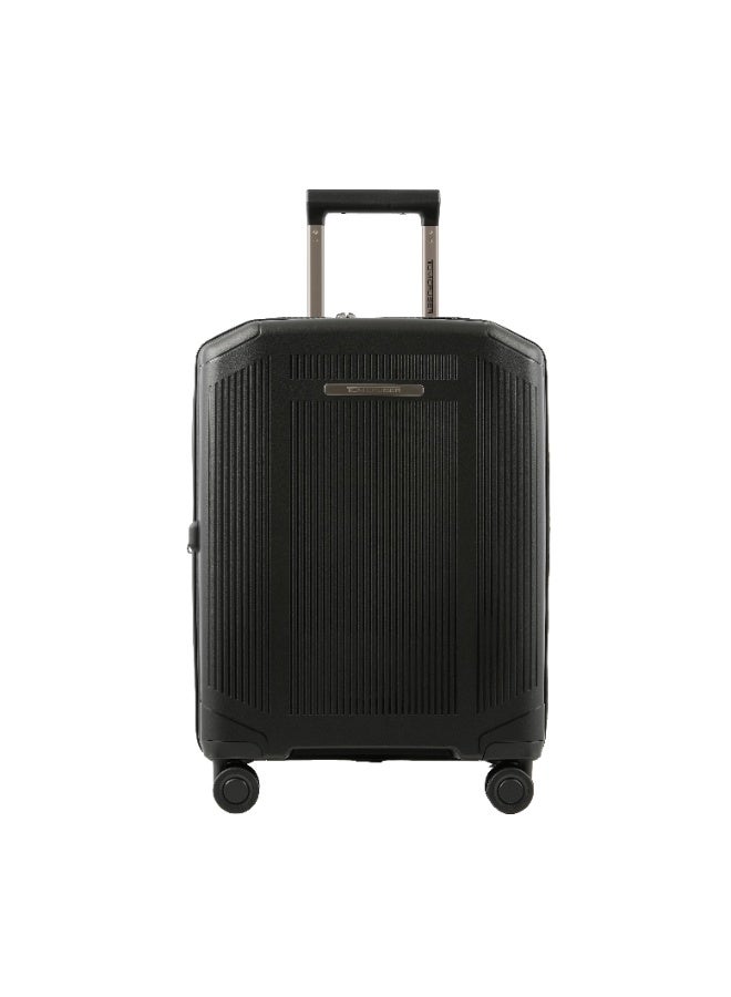 Tom Cruiser Richmont 20 Inch Durable Polypropylene Cabin Luggage Black Hard Shell with TSA Lock and 2-Year Warranty - Image 1